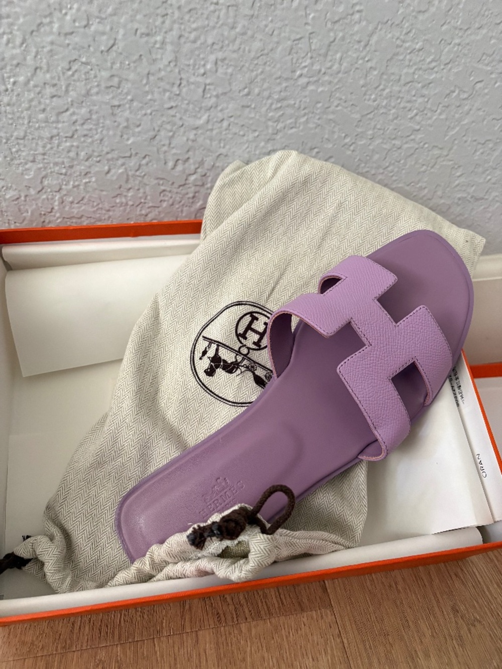 Lavender Oran Sandals